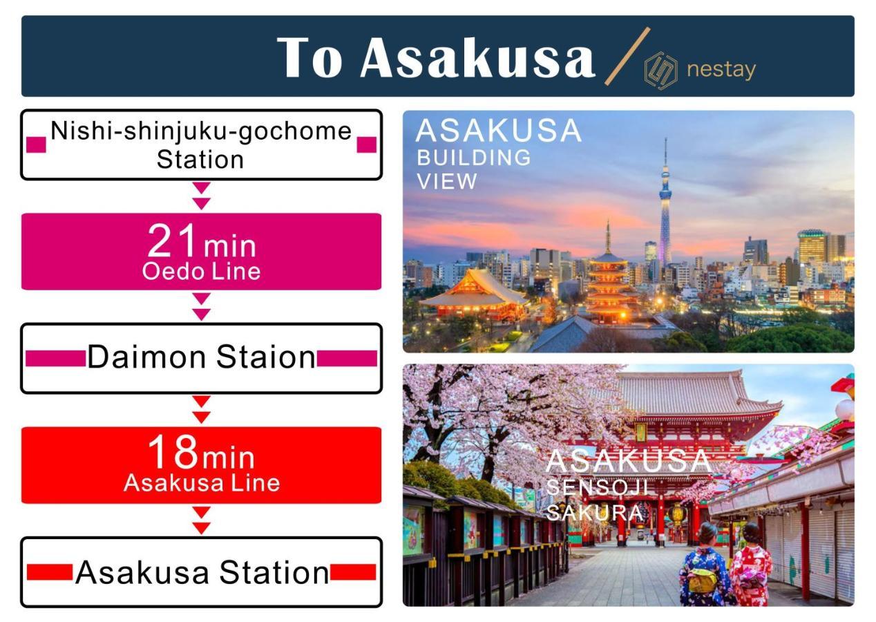 Nestay Shinjuku Pousada Tóquio